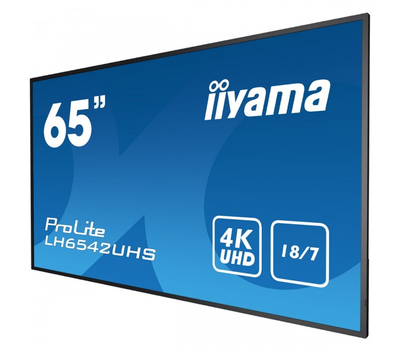Monitor DigitalSignage iiyama LH6542UHS-B1 65" 4K UHD iisignage Android slot Intel® SDM