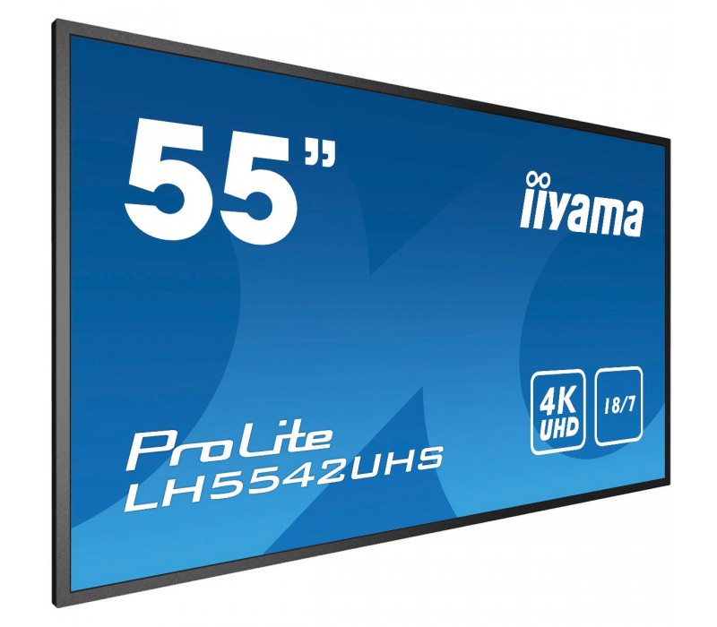Monitor DigitalSignage iiyama ProLite LH5542UHS-B1 55", 4K, 18/7, Android, Intel® SDM