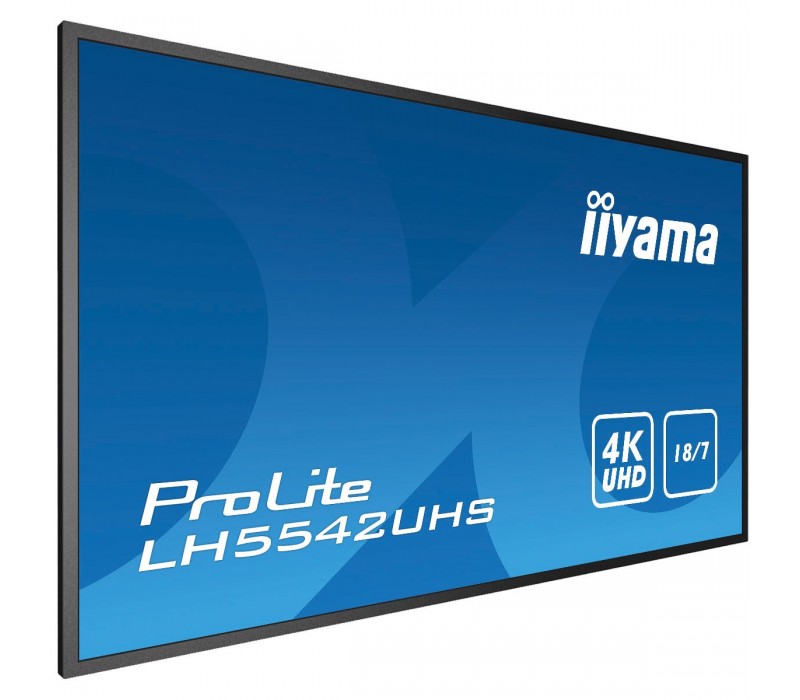 Monitor DigitalSignage iiyama ProLite LH5542UHS-B1 55", 4K, 18/7, Android, Intel® SDM
