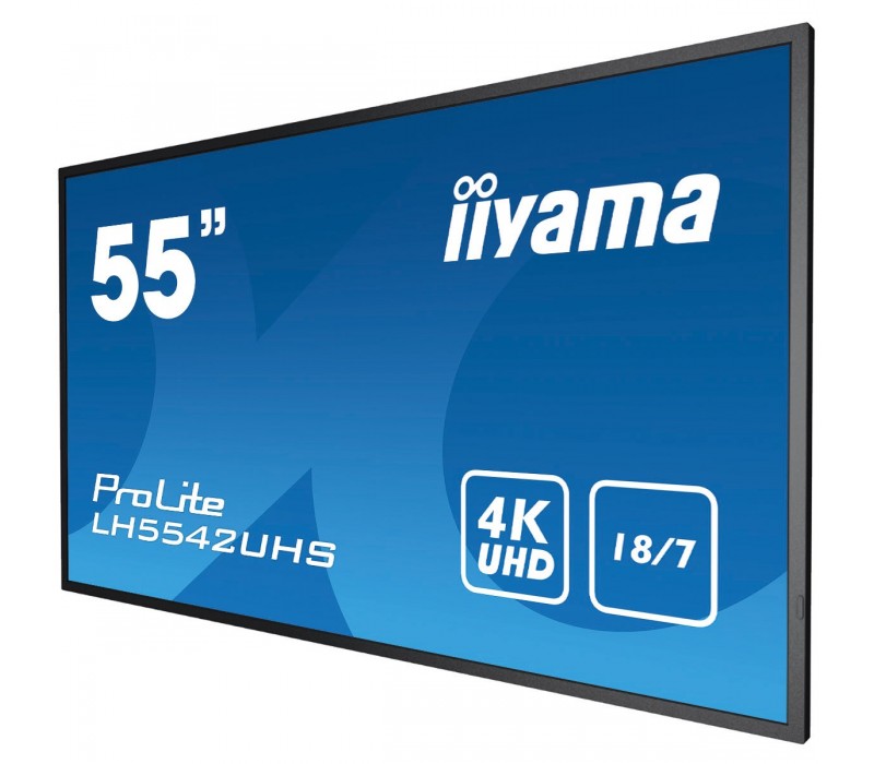 Monitor DigitalSignage iiyama ProLite LH5542UHS-B1 55", 4K, 18/7, Android, Intel® SDM