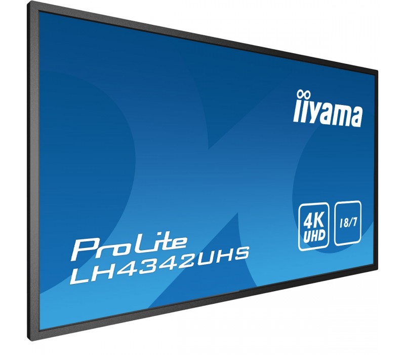 Monitor DigitalSignage iiyama ProLite LH4342UHS-B1 43", 4K, 18/7, Android, Intel® SDM