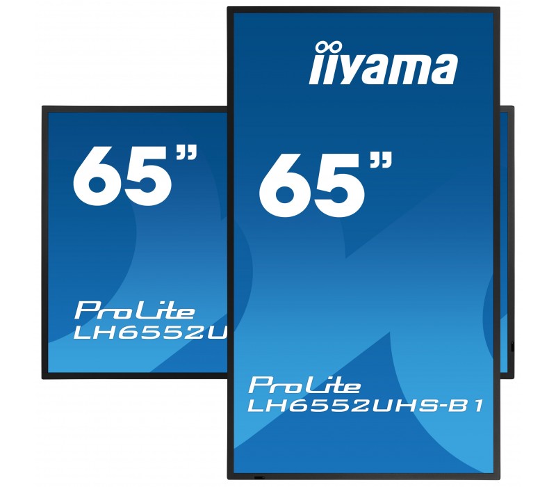 Monitor iiyama ProLite LH6552UHS-B1 65" IPS 4K UHD, Digital Signage, 24/7, Intel® SDM, Android