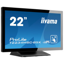 Monitor dotykowy iiyama ProLite T2234MSC-B5X , pojemnościowy, IP65, głośniki