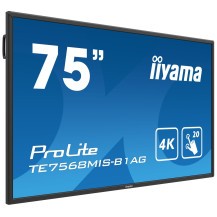 Monitor dotykowy iiyama ProLite TE7568MIS-B1AG 75" LED 24/7, 4K,USB MediaPlayer