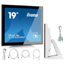 Dotykový monitor iiyama ProLite T1932MSC-W5AG 19" IPS Bílý IP54 s antireflexní vrstvou