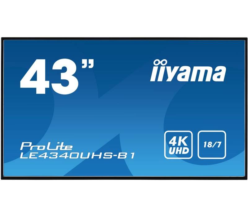 Velkoformátový monitor iiyama ProLite LE4340UHS-B1 43" 4K iisignage
