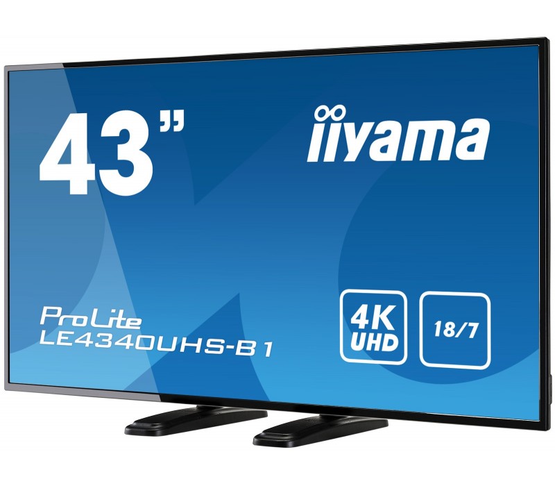 Velkoformátový monitor iiyama ProLite LE4340UHS-B1 43" 4K iisignage