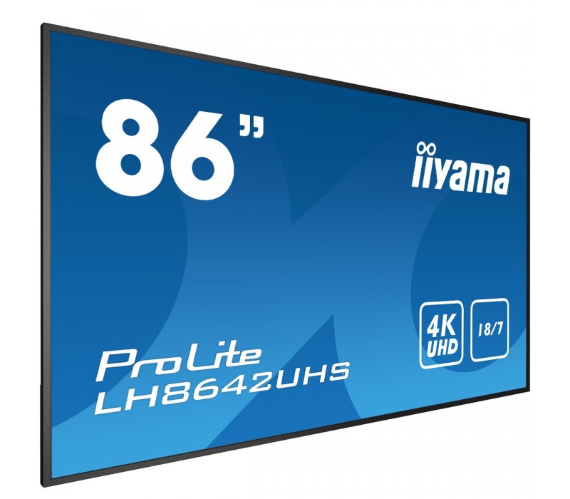 Monitor wielkoformatowy iiyama Prolite LH8642UHS-B3 86" IPS 4K UHD ze slotem Intel® SDM 18/7