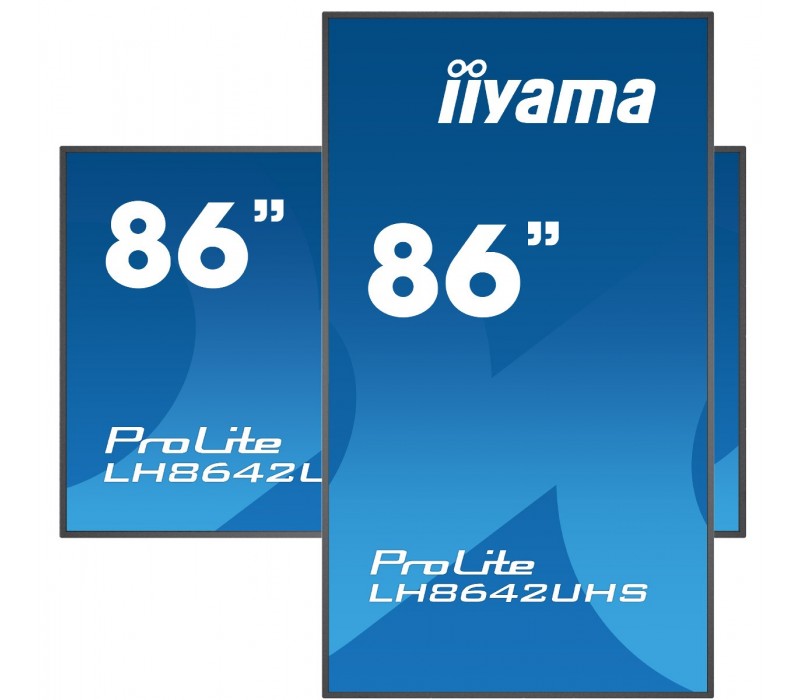 Monitor wielkoformatowy iiyama Prolite LH8642UHS-B3 86" IPS 4K UHD ze slotem Intel® SDM 18/7