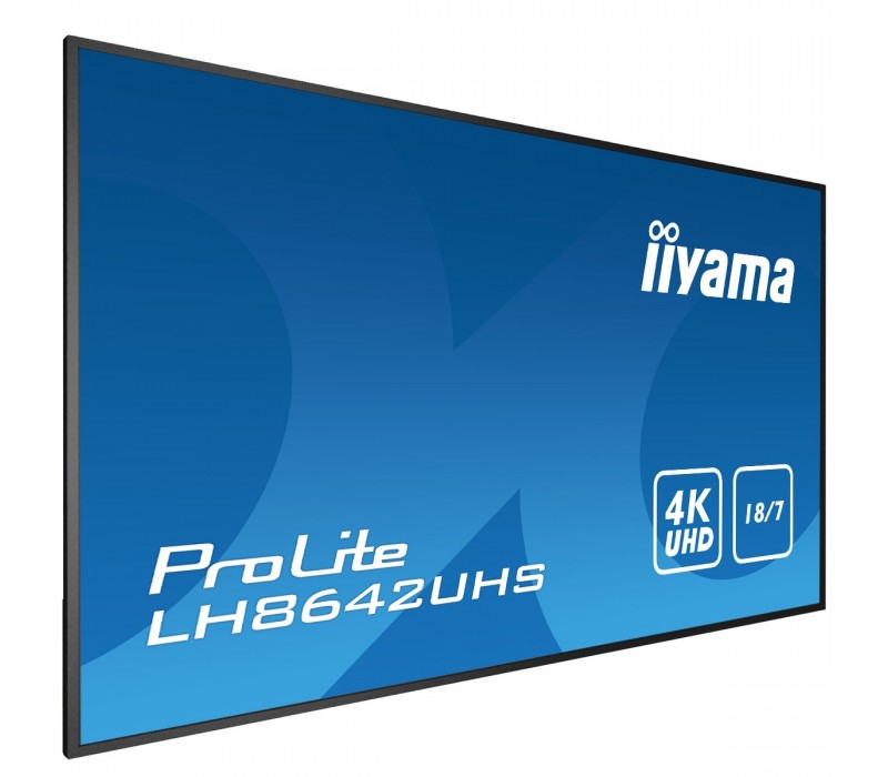 Monitor wielkoformatowy iiyama Prolite LH8642UHS-B3 86" IPS 4K UHD ze slotem Intel® SDM 18/7
