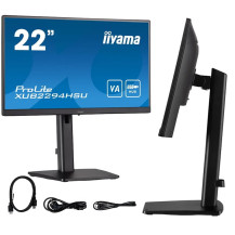 Monitor iiyama ProLite XUB2294HSU-B2 22" VA LED, 1ms, 75Hz, HDMI, DP, HAS