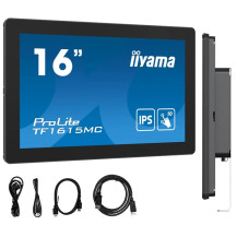 Dotykový monitor 16" zabudovaný iiyama ProLite TF1615MC-B1 FHD IPS /VGA HDMI DP/ IP65