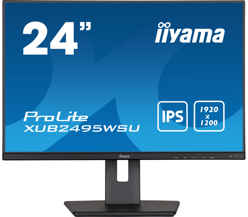 Monitor iiyama ProLite XUB2495WSU-B5 24" IPS 16:10, VGA, HDMI, DisplayPort, FlickerFree