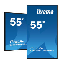 Monitor iiyama ProLite LH5554UHS-B1AG 55" IPS LED, 4K, /VGA, HDMI, DP, DVI/ Android, WiFi, 24/7, FailOver, CMS iisignage2