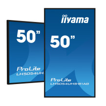 Monitor iiyama ProLite LH5054UHS-B1AG 50" IPS LED, 4K, /VGA, HDMI, DP, DVI/ Android, WiFi, 24/7, FailOver, CMS iisignage2