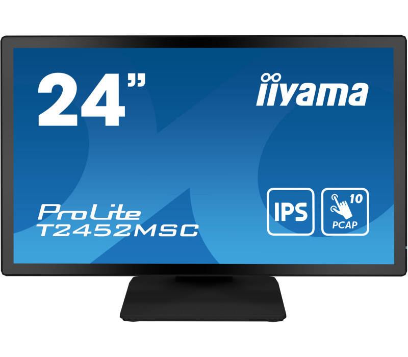iiyama ProLite T2452MSC-B1 24" dotykový monitor IPS LED s 10 dotykovými body /HDMI, DisplayPort/ Reproduktory