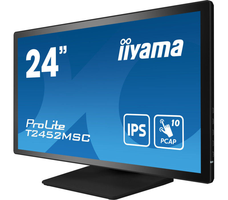 iiyama ProLite T2452MSC-B1 24" dotykový monitor IPS LED s 10 dotykovými body /HDMI, DisplayPort/ Reproduktory