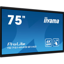 interaktivní dotykový monitor iiyama ProLite TE7514MIS-B1AG 75" 4K, IPS LED, Android13, iiWare11, ScreenShare, 24/7