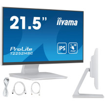 Dotykový monitor iiyama ProLite T2252MSC-W2 22'' FULL HD LED IPS /HDMI, DP/ Reproduktory, bílý