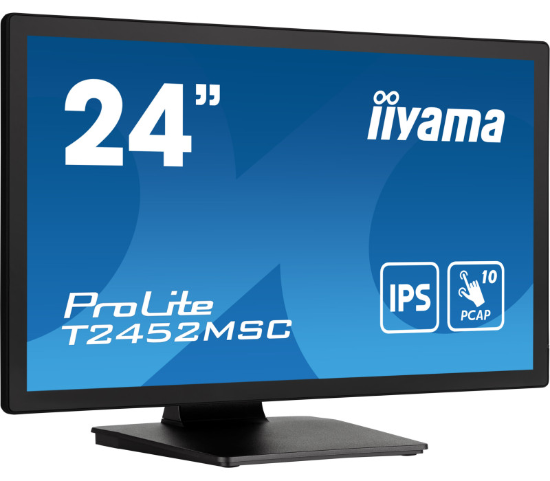 iiyama ProLite T2452MSC-B1 24" dotykový monitor IPS LED s 10 dotykovými body /HDMI, DisplayPort/ Reproduktory