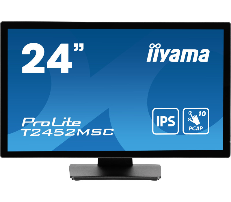 iiyama ProLite T2452MSC-B1 24" dotykový monitor IPS LED s 10 dotykovými body /HDMI, DisplayPort/ Reproduktory