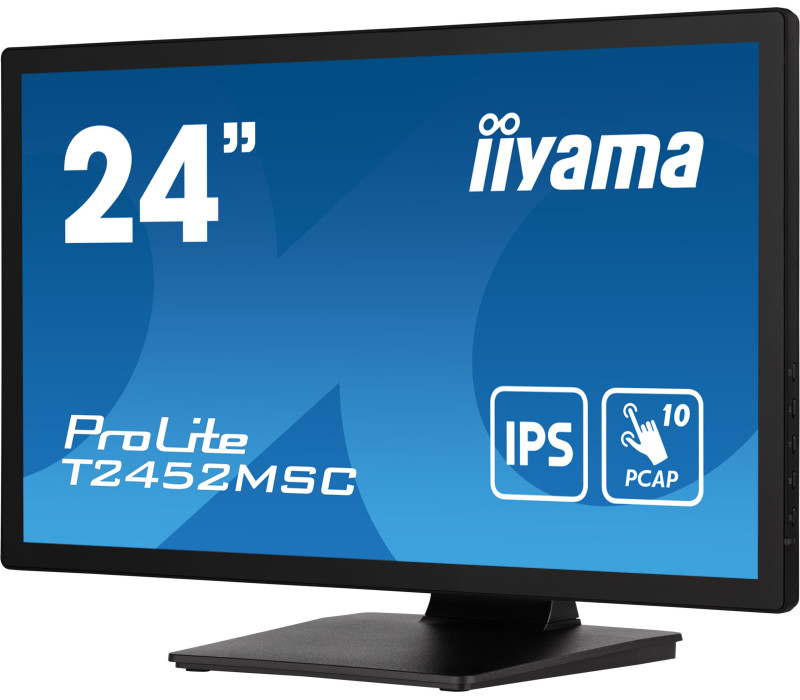 iiyama ProLite T2452MSC-B1 24" dotykový monitor IPS LED s 10 dotykovými body /HDMI, DisplayPort/ Reproduktory