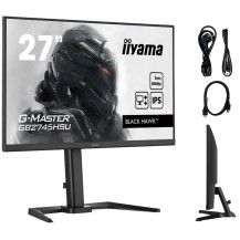 Monitor iiyama G-Master GB2745HSU-B1 Black Hawk 27" IPS LED 100Hz 1ms /HDMI DisplayPort/ hub USB FlickerFree HAS