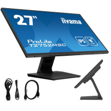 iiyama ProLite T2752MSC-B1 27" IPS LED dotykový monitor /HDMI, DisplayPort/ Reproduktory, NANO povrchová úprava