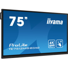 Interaktivní obrazovka iiyama TE7512MIS-B3AG 75" IPS LED 4K /VGA, 3xHDMI, USB-C/ iiware10, Android11, WiFi6, Lan, DMS, 24/7, 7h