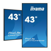 Profesionální monitor pro digitální nápisy iiyama ProLite LH4375UHS-B1AG 43" 4K UHD IPS LED, 24/7, Android, iiSignage²