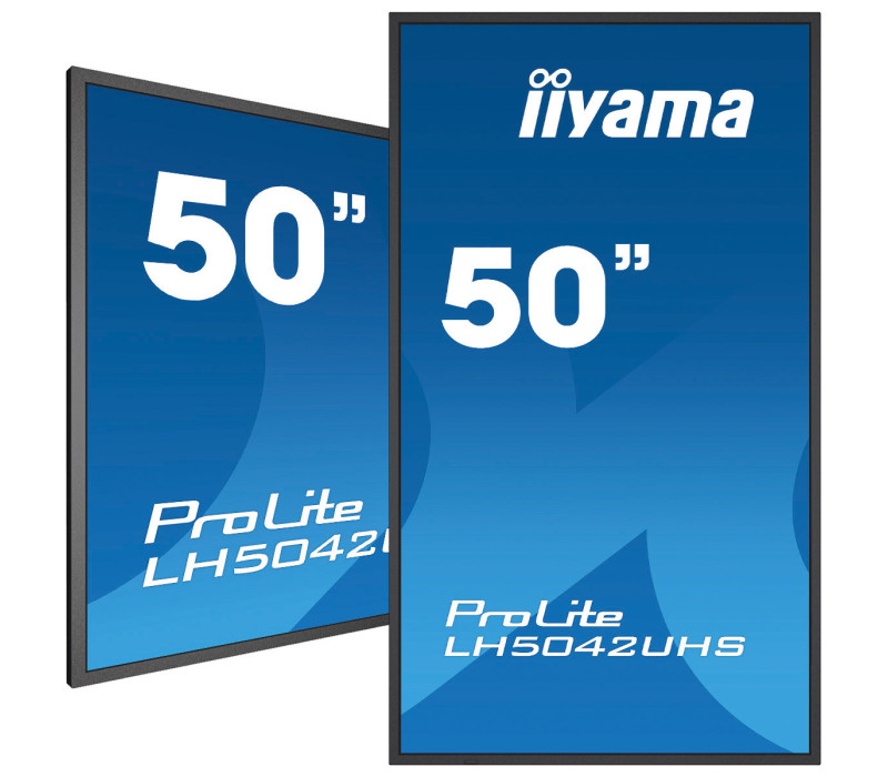 Monitor DigitalSignage iiyama ProLite LH5042UHS-B3 50", 4K, IPS, 18/7, Android, Intel SDM, eshare, iisignage