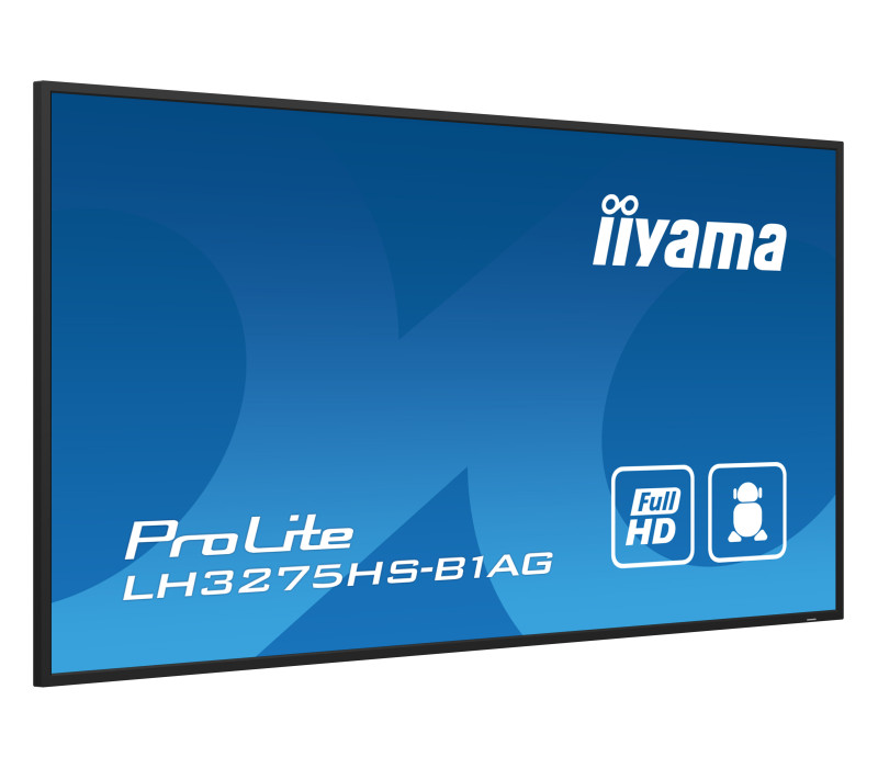 Profesionální monitor digitálních nápisů iiyama LH3275HS-B1AG 32" Full HD 500cd 24/7 Android FailOver