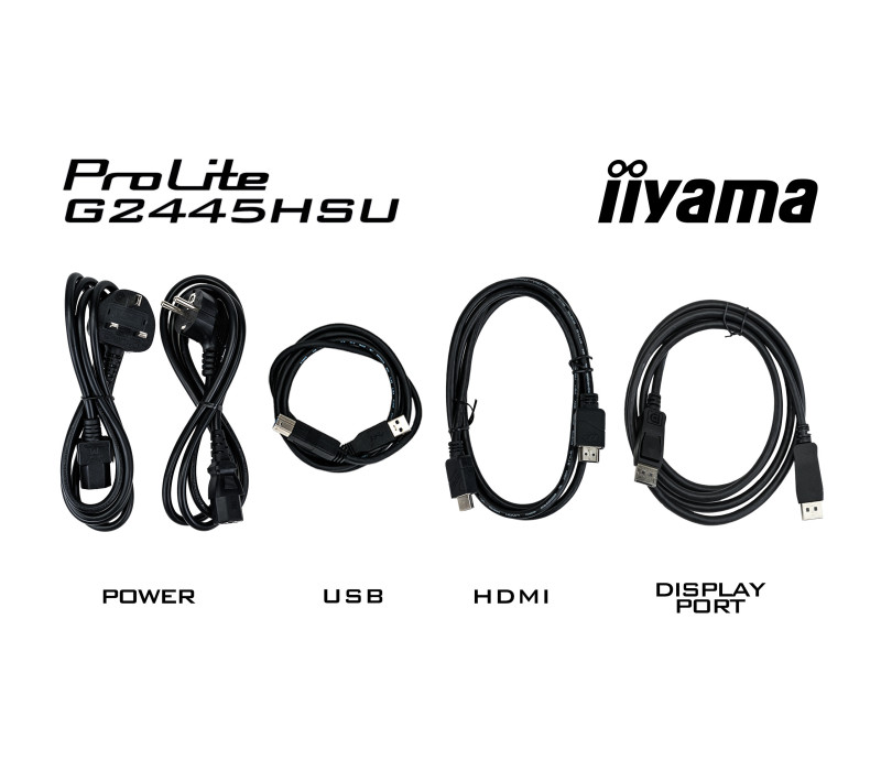 Monitor iiyama G-Master Black Hawk G2445HSU-B2 24" IPS LED 100Hz 1ms /HDMI DisplayPort/ FreeSync FlicerFree