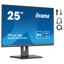 OUTLET iiyama ProLite XUB2595WSU-B5 25" IPS 16:10 FlickerFree + redukce modrého světla + nastavitelný stojan