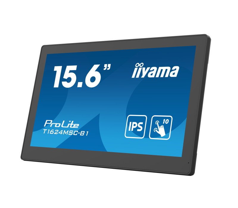 Interaktivní monitor iiyama ProLite T1624MSC-B1 16" IPS, FullHD, HDMI, SDcard, LAN, POE, 24/7