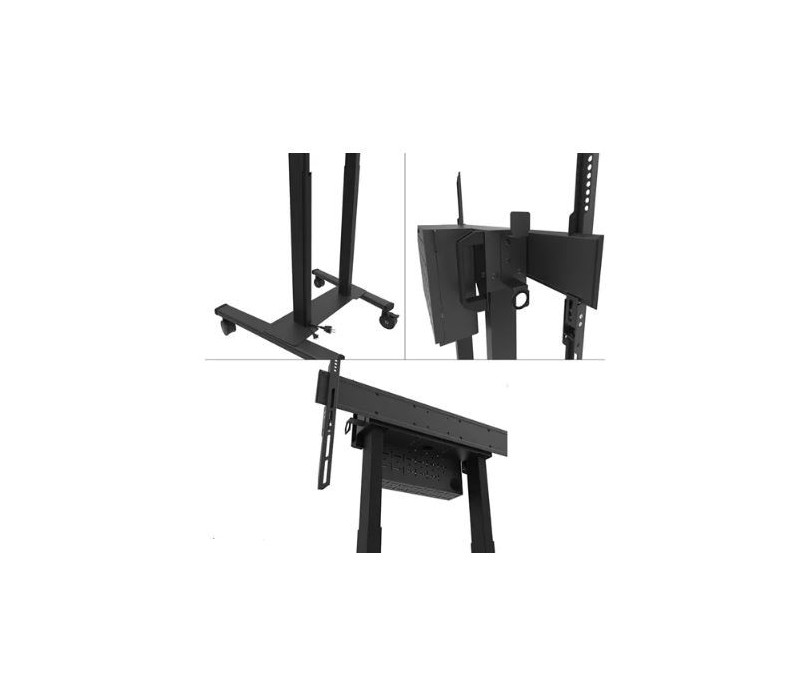 Elektrický pojízdný vozík Neomounts FL55-875BL1 37-100'' max 110KG, vesa 100x100-800x600 115.2cm-180.2cm