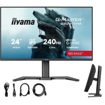 OUTLET iiyama G-Master GB2471HS-B1 Red Eagle 24" IPS LED 240Hz 0,3ms /2xHDMI, DisplayPort/ Adaptive G‑SYNC, Black Tuner