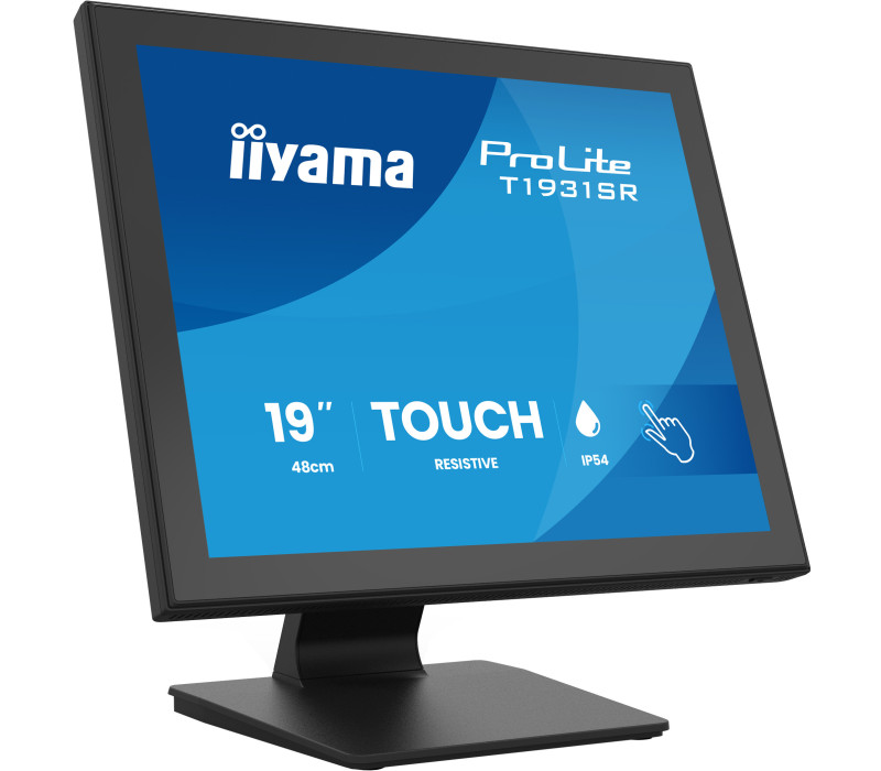 Dotykový monitor iiyama ProLite T1931SR-B2S 19" IPS LED /VGA, HDMI, DisplayPort/ Reproduktory, IP54, rezistivní