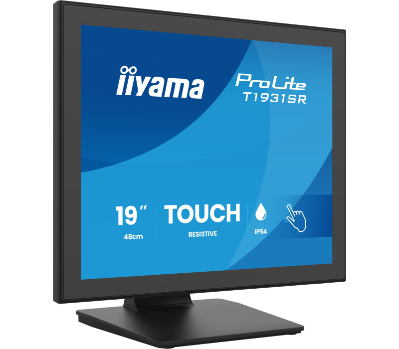 Dotykový monitor iiyama ProLite T1931SR-B2S 19" IPS LED /VGA, HDMI, DisplayPort/ Reproduktory, IP54, rezistivní