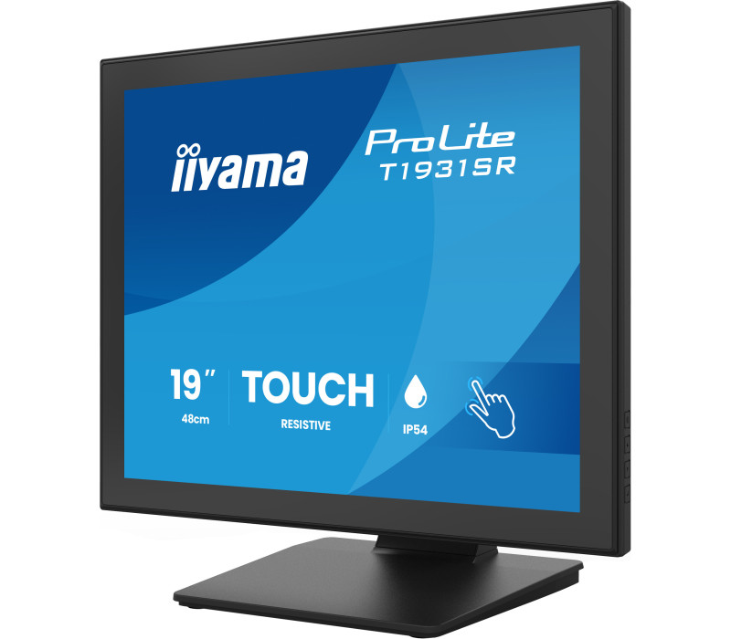 Dotykový monitor iiyama ProLite T1931SR-B2S 19" IPS LED /VGA, HDMI, DisplayPort/ Reproduktory, IP54, rezistivní