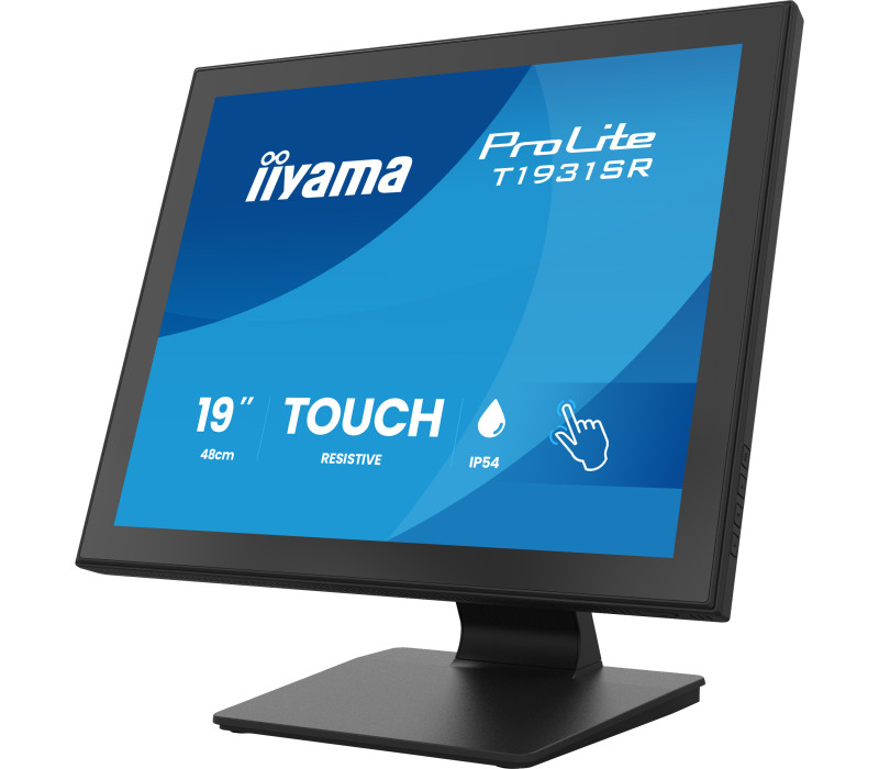 Dotykový monitor iiyama ProLite T1931SR-B2S 19" IPS LED /VGA, HDMI, DisplayPort/ Reproduktory, IP54, rezistivní