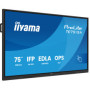Interaktivní monitor iiyama 75" TE7513A-B3AG 4K IPS LED, Android 14+EDLA, iiShare, DMS, WiFi 6E, USB-C, NFC, PureTouch-IR+
