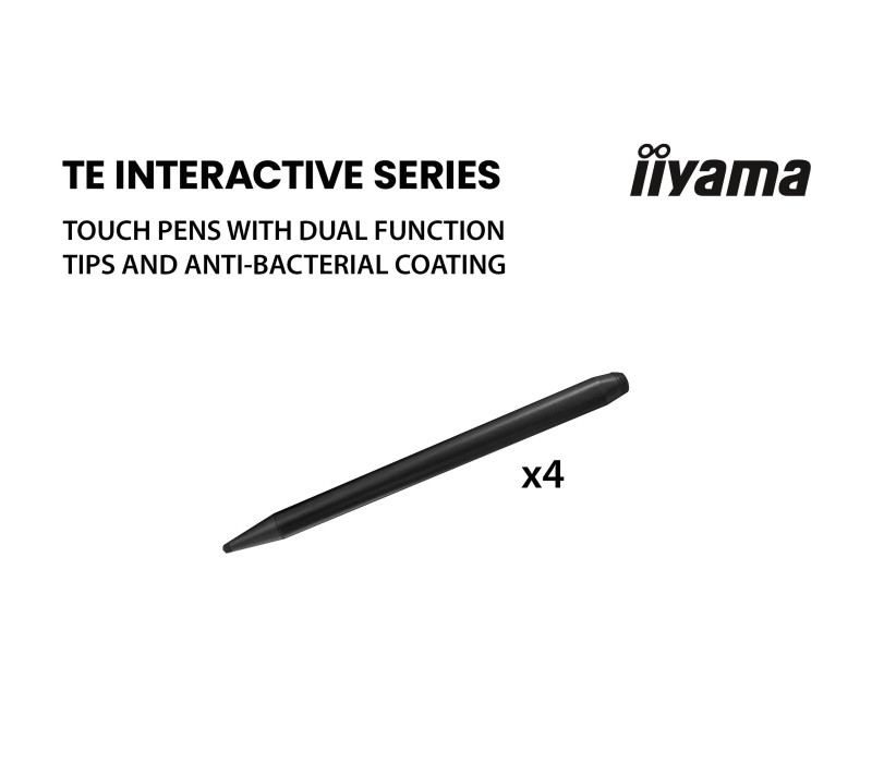 Interaktivní monitor iiyama 75" TE7513A-B3AG 4K IPS LED, Android 14+EDLA, iiShare, DMS, WiFi 6E, USB-C, NFC, PureTouch-IR+