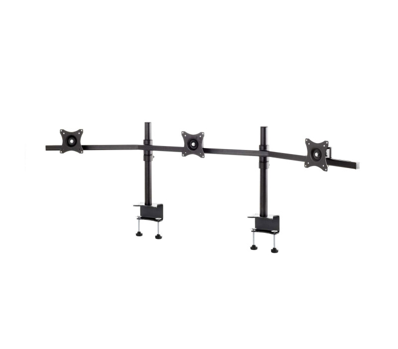 Edbak SV11c-B Stolní držák pro tři 19-27" monitory, zakřivený