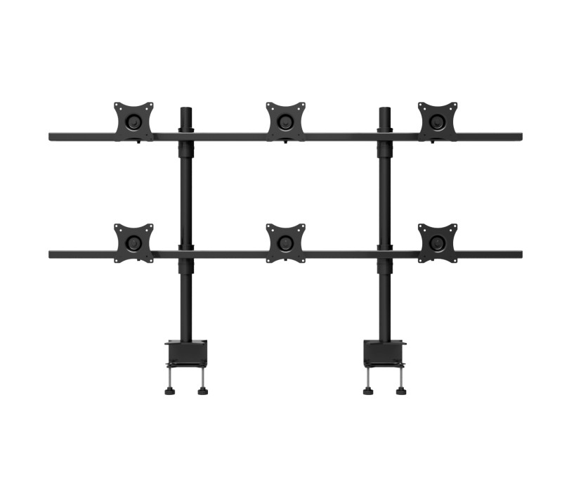 Edbak SV16c-B Stolní držák pro šest 19-27" monitorů
