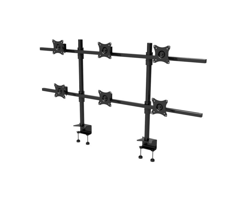 Edbak SV16c-B Stolní držák pro šest 19-27" monitorů