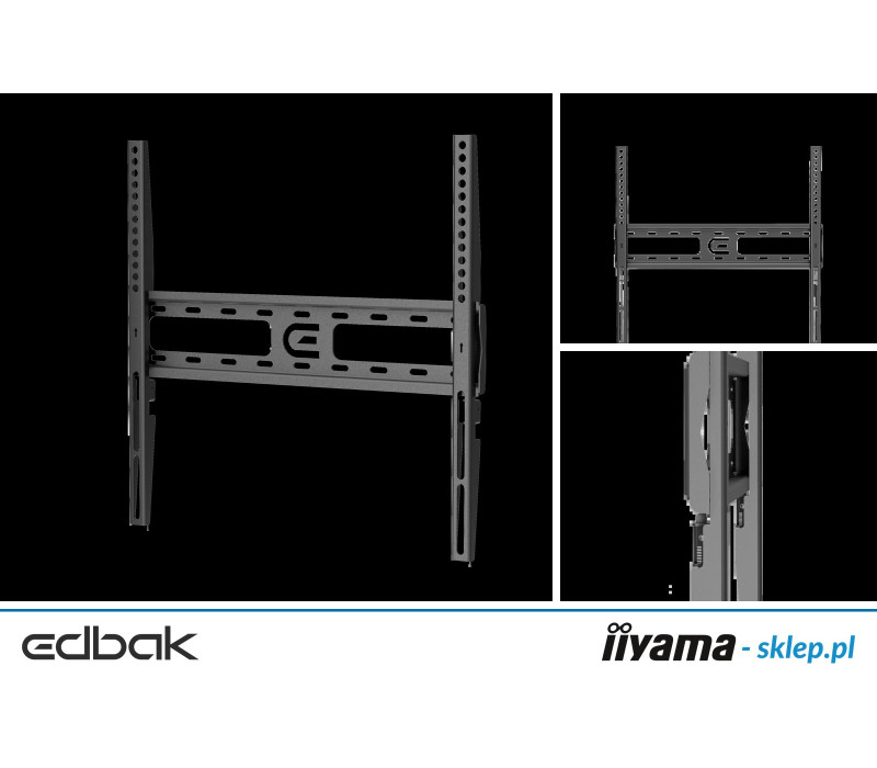 Edbak FSM4040-F Pevný nástěnný držák 32"-75" VESA 400x400, max. nosnost 30kg