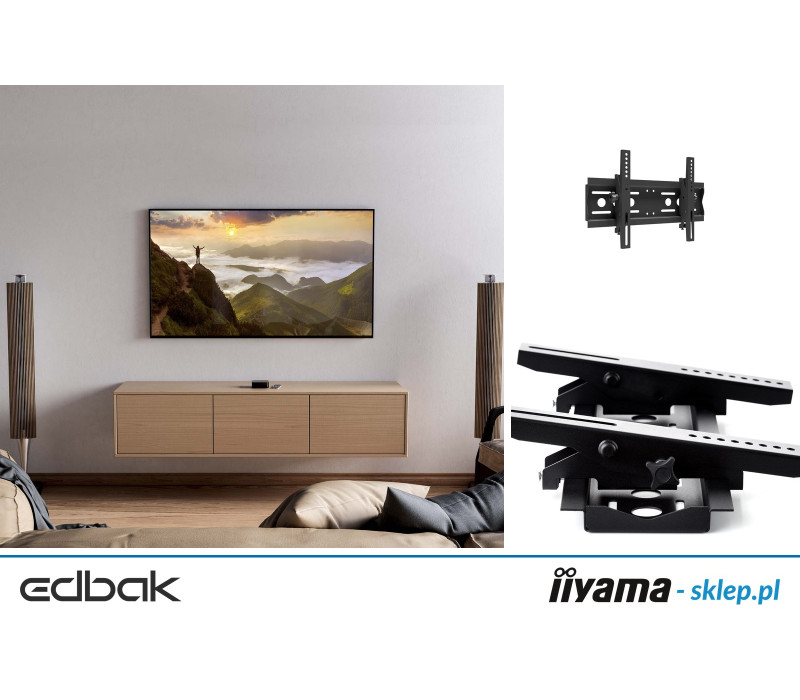 Edbak LWB2c-B Univerzální sklopný držák na stěnu pro 32-43" obrazovky