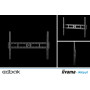 Edbak FSM6040-T Sklopný nástěnný držák 32"-75" VESA 600x400, max. nosnost 30kg