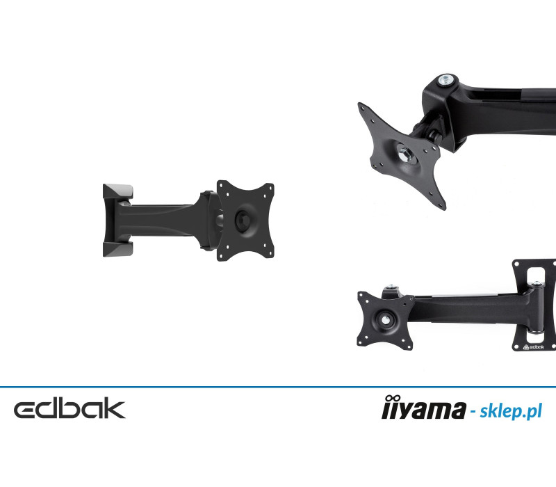 Edbak VSM651 Otočné nástěnné rameno pro obrazovky 10-32".
